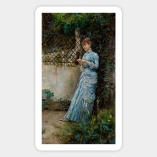 Far Away Thoughts by Julius LeBlanc Stewart Magnet